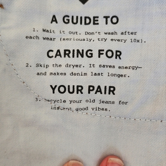 Madewell A line Denim  skirt size 26 - Picture 14 of 14